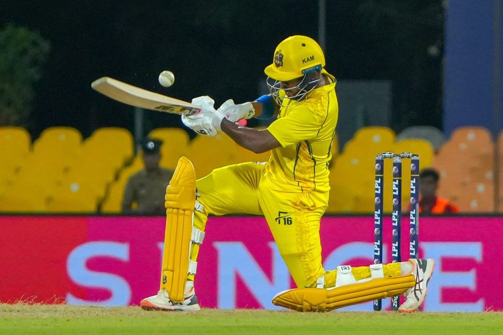 Kamindu Mendis hits 39-ball 88 to lead Colombo Kaps to third win
